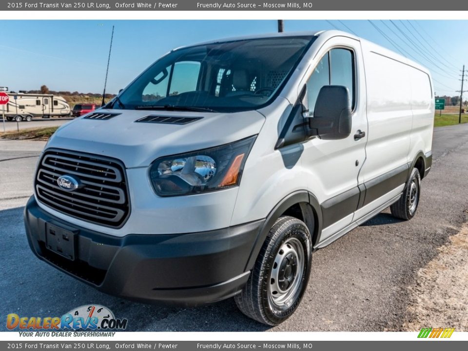 2015 Ford Transit Van 250 LR Long Oxford White / Pewter Photo #8