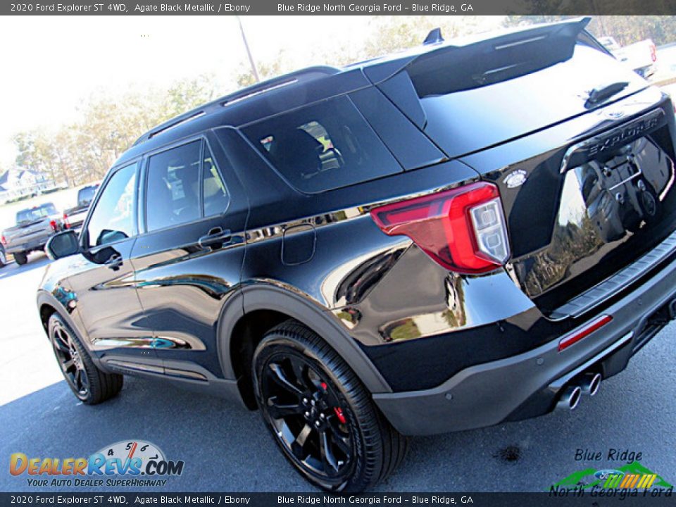 2020 Ford Explorer ST 4WD Agate Black Metallic / Ebony Photo #30