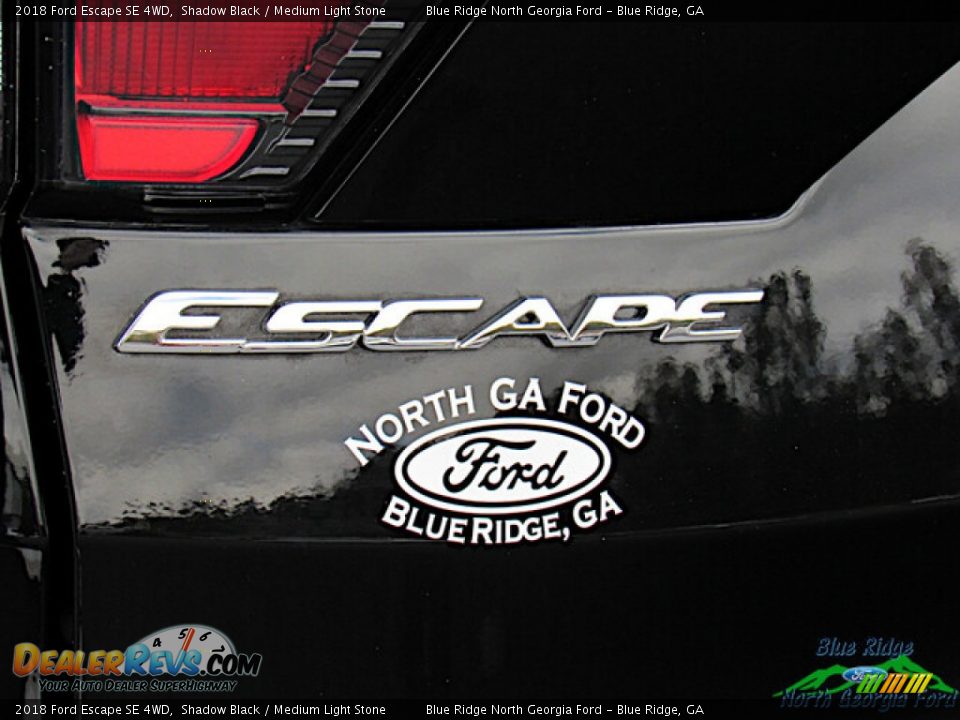2018 Ford Escape SE 4WD Shadow Black / Medium Light Stone Photo #30