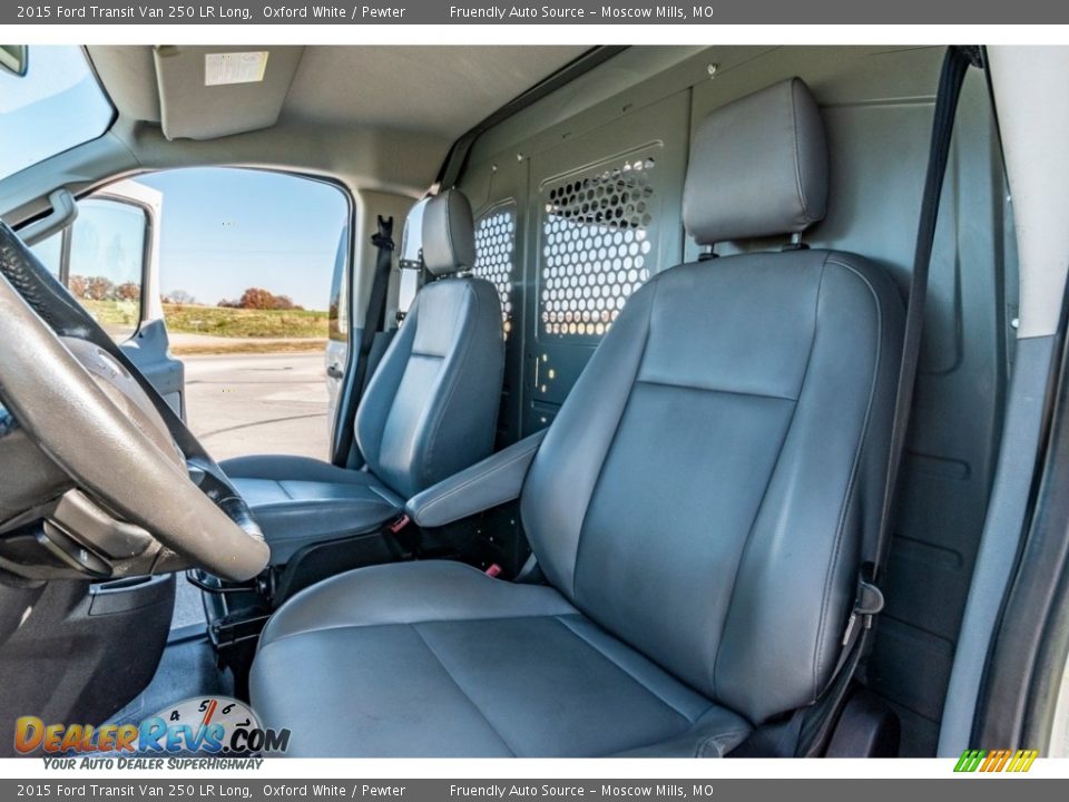 2015 Ford Transit Van 250 LR Long Oxford White / Pewter Photo #17