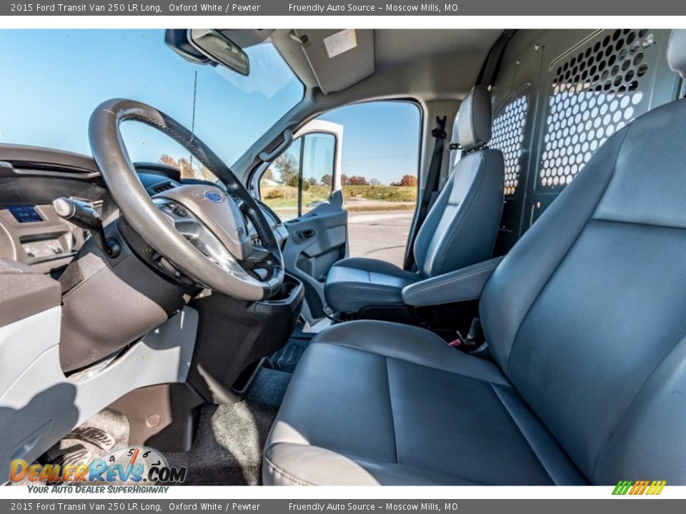 2015 Ford Transit Van 250 LR Long Oxford White / Pewter Photo #18