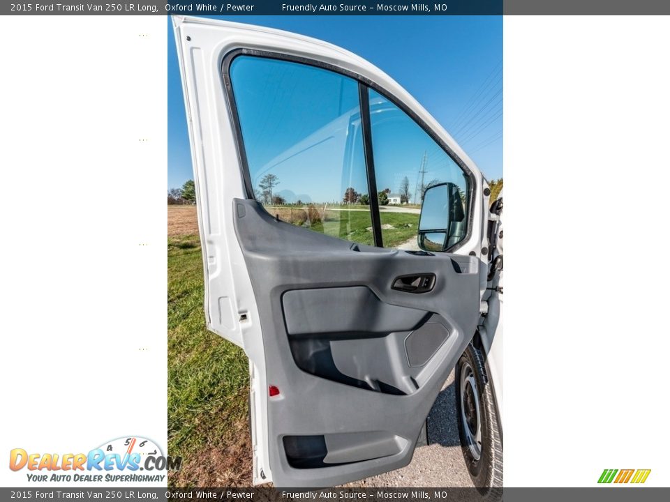 2015 Ford Transit Van 250 LR Long Oxford White / Pewter Photo #20