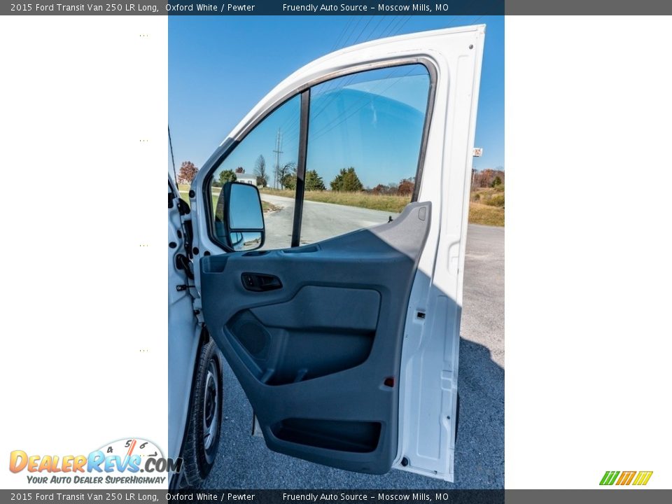 2015 Ford Transit Van 250 LR Long Oxford White / Pewter Photo #28