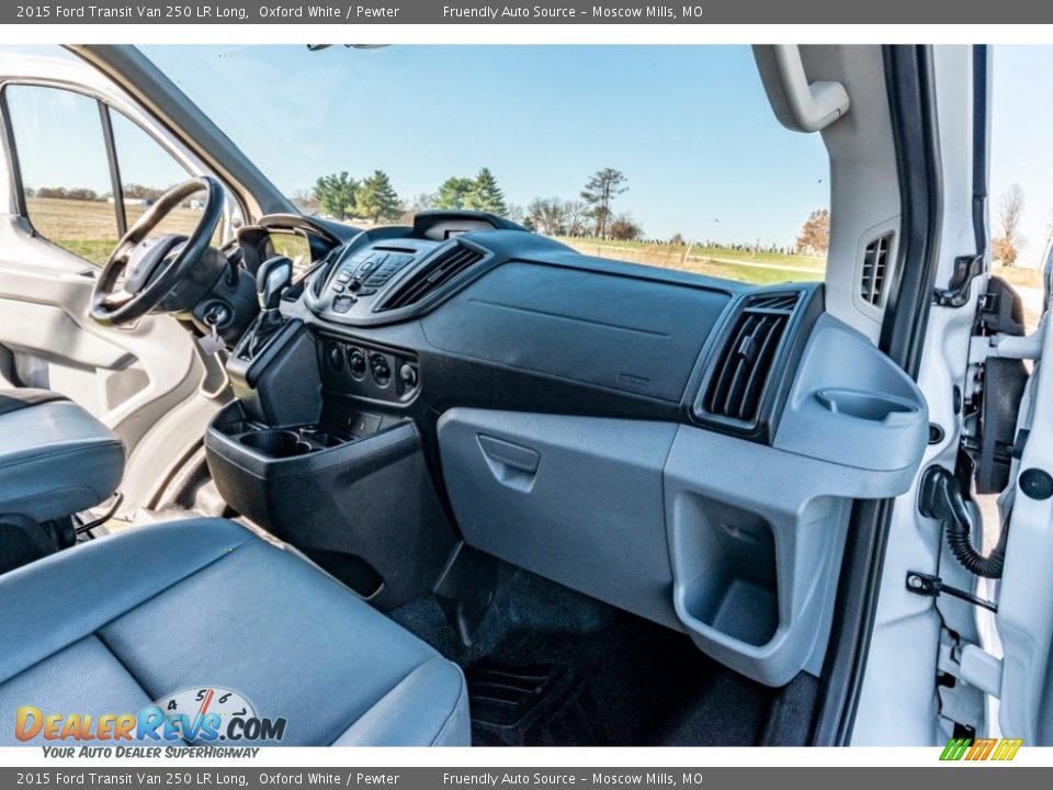2015 Ford Transit Van 250 LR Long Oxford White / Pewter Photo #29