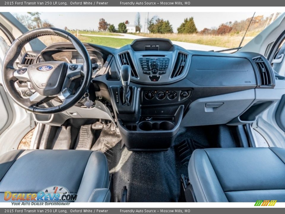 2015 Ford Transit Van 250 LR Long Oxford White / Pewter Photo #32