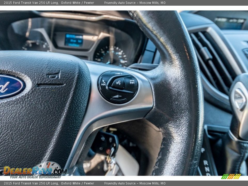 2015 Ford Transit Van 250 LR Long Oxford White / Pewter Photo #36