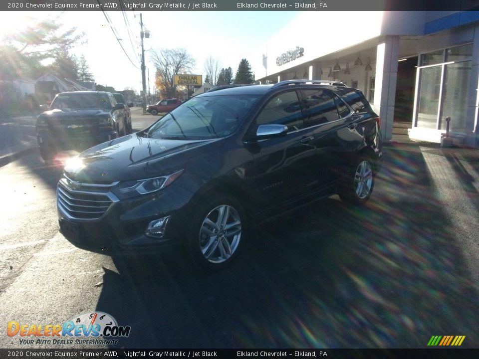 2020 Chevrolet Equinox Premier AWD Nightfall Gray Metallic / Jet Black Photo #3