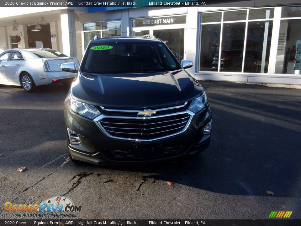 2020 Chevrolet Equinox Premier AWD Nightfall Gray Metallic / Jet Black Photo #4