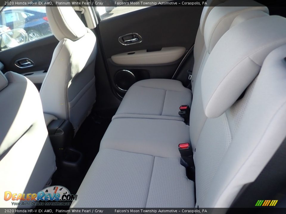 2020 Honda HR-V EX AWD Platinum White Pearl / Gray Photo #10