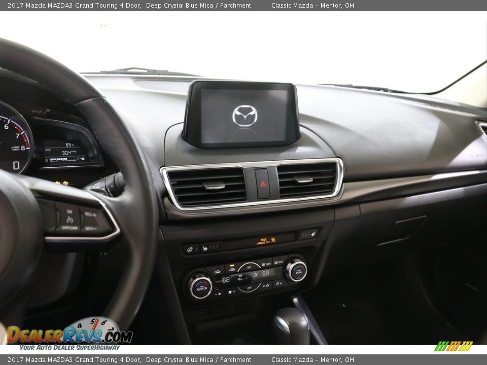 2017 Mazda MAZDA3 Grand Touring 4 Door Deep Crystal Blue Mica / Parchment Photo #9