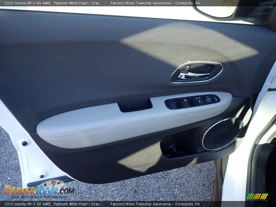 2020 Honda HR-V EX AWD Platinum White Pearl / Gray Photo #12