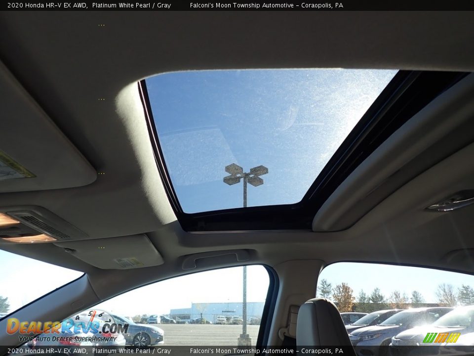 2020 Honda HR-V EX AWD Platinum White Pearl / Gray Photo #14