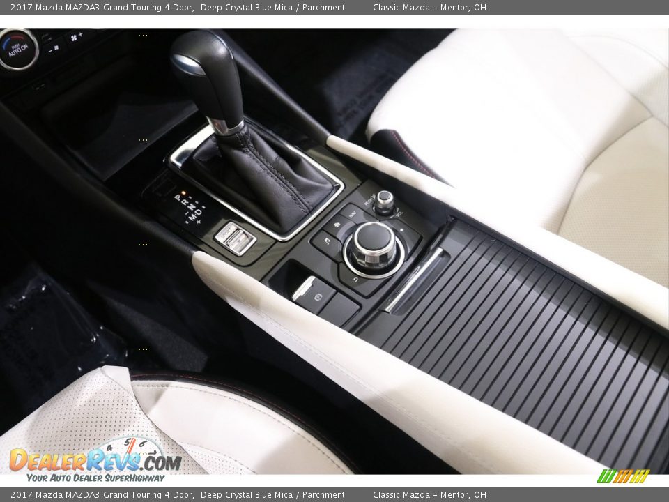 2017 Mazda MAZDA3 Grand Touring 4 Door Deep Crystal Blue Mica / Parchment Photo #14