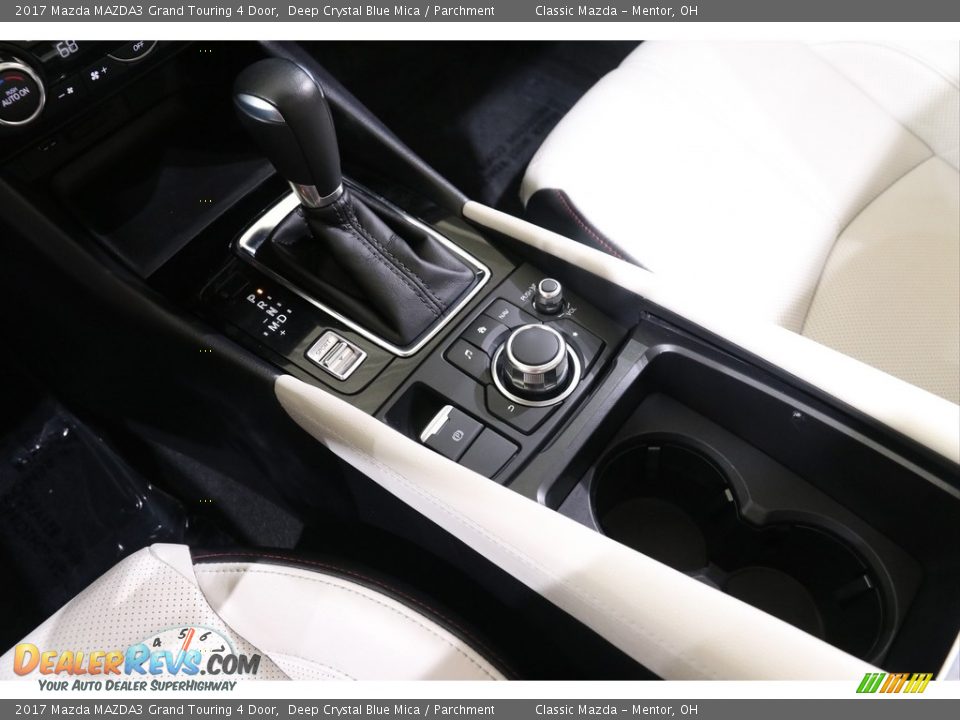 2017 Mazda MAZDA3 Grand Touring 4 Door Deep Crystal Blue Mica / Parchment Photo #15