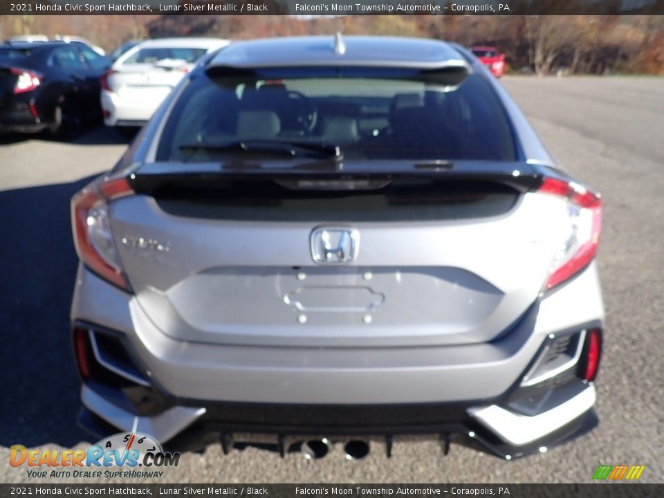 2021 Honda Civic Sport Hatchback Lunar Silver Metallic / Black Photo #4