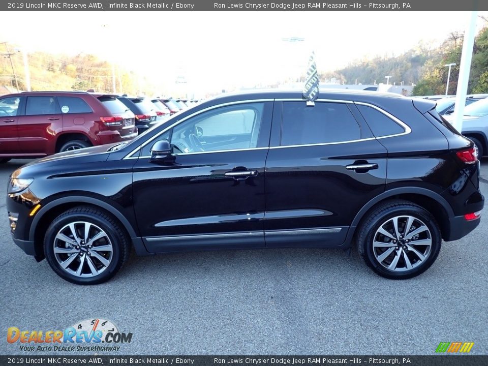 2019 Lincoln MKC Reserve AWD Infinite Black Metallic / Ebony Photo #2