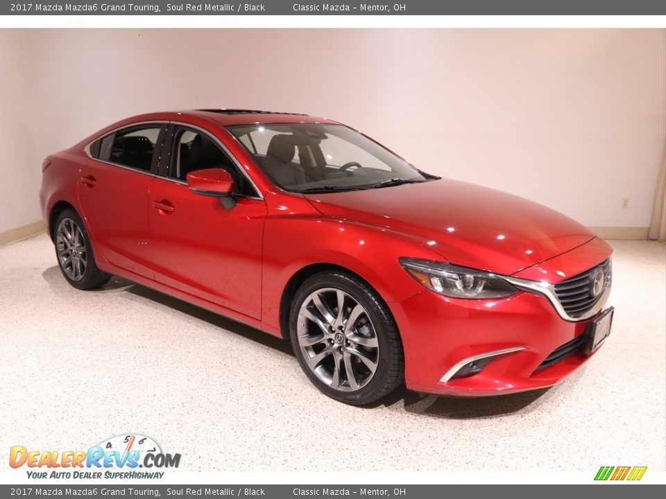 2017 Mazda Mazda6 Grand Touring Soul Red Metallic / Black Photo #1