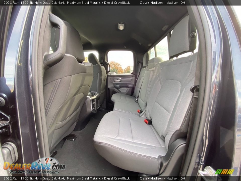 2021 Ram 1500 Big Horn Quad Cab 4x4 Maximum Steel Metallic / Diesel Gray/Black Photo #3