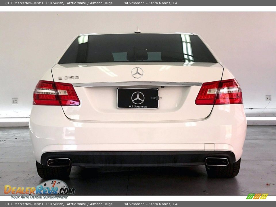 2010 Mercedes-Benz E 350 Sedan Arctic White / Almond Beige Photo #3