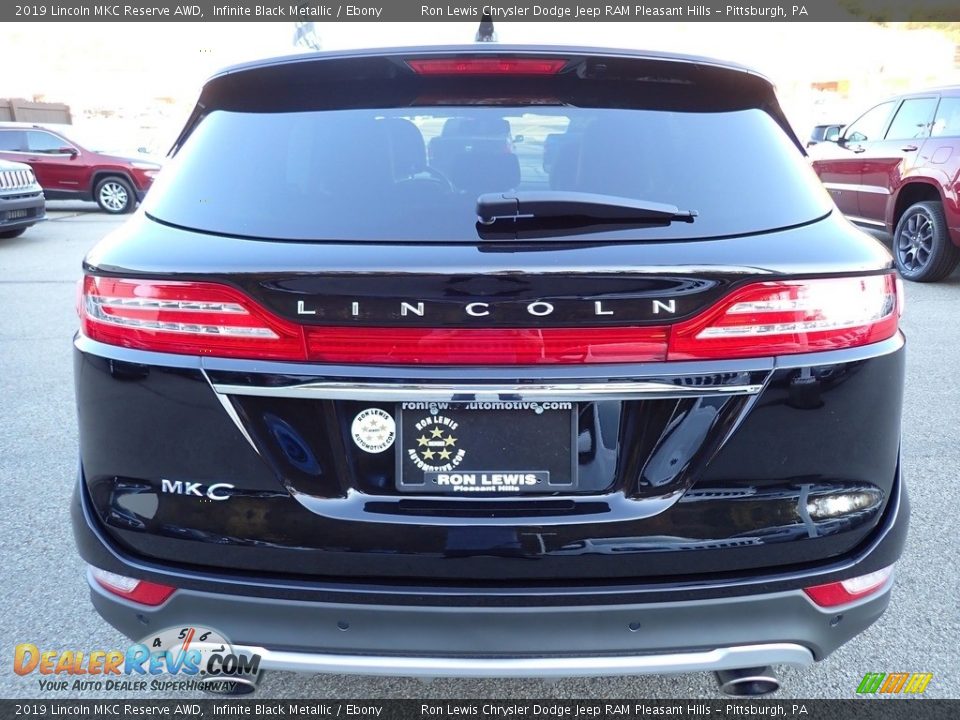 2019 Lincoln MKC Reserve AWD Infinite Black Metallic / Ebony Photo #4