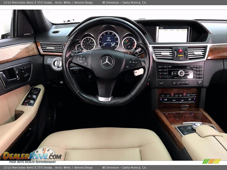 2010 Mercedes-Benz E 350 Sedan Arctic White / Almond Beige Photo #4