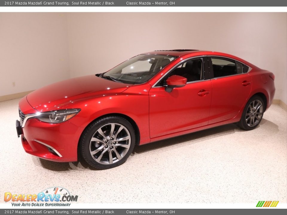 2017 Mazda Mazda6 Grand Touring Soul Red Metallic / Black Photo #3