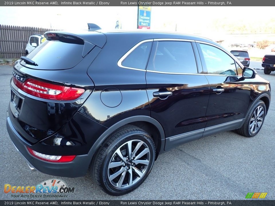 2019 Lincoln MKC Reserve AWD Infinite Black Metallic / Ebony Photo #6