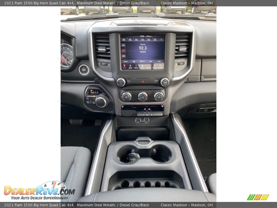 2021 Ram 1500 Big Horn Quad Cab 4x4 Maximum Steel Metallic / Diesel Gray/Black Photo #6