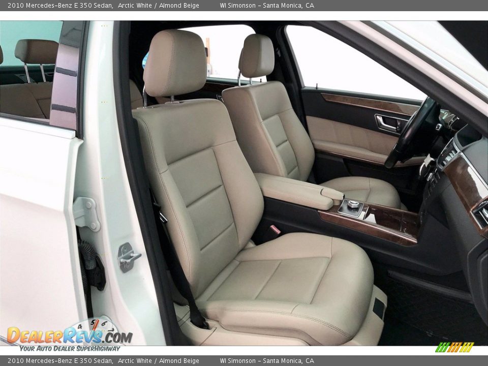 2010 Mercedes-Benz E 350 Sedan Arctic White / Almond Beige Photo #6