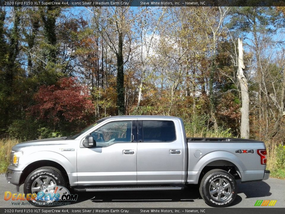 Iconic Silver 2020 Ford F150 XLT SuperCrew 4x4 Photo #1