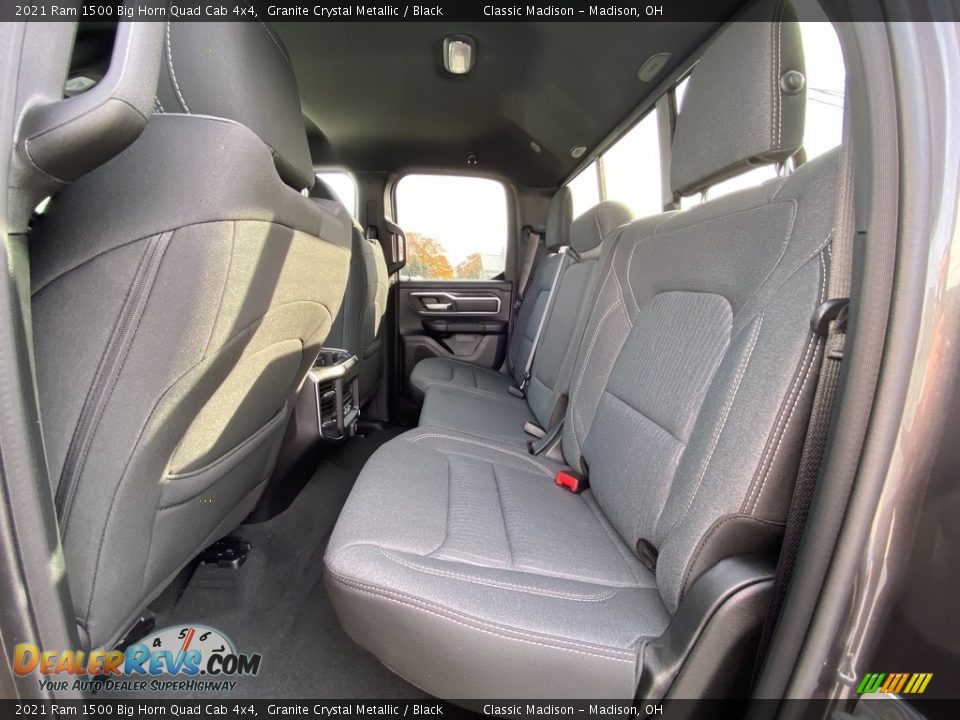 2021 Ram 1500 Big Horn Quad Cab 4x4 Granite Crystal Metallic / Black Photo #3