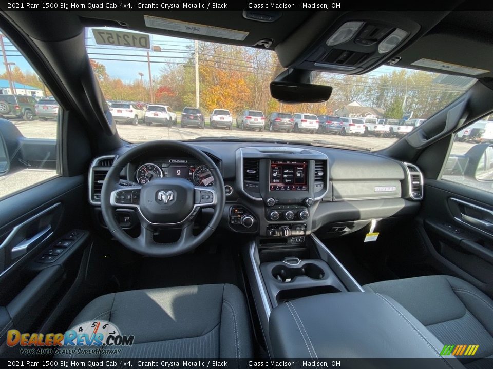 2021 Ram 1500 Big Horn Quad Cab 4x4 Granite Crystal Metallic / Black Photo #4