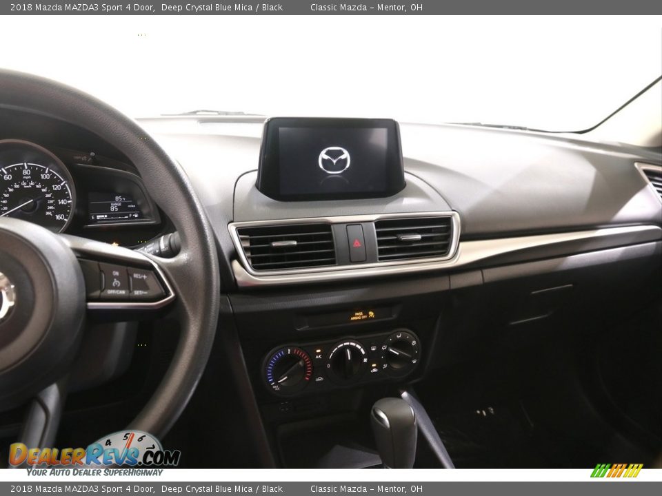 2018 Mazda MAZDA3 Sport 4 Door Deep Crystal Blue Mica / Black Photo #9