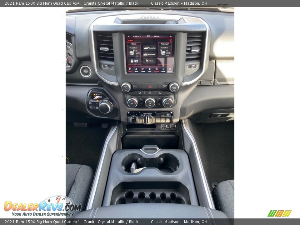 Controls of 2021 Ram 1500 Big Horn Quad Cab 4x4 Photo #6