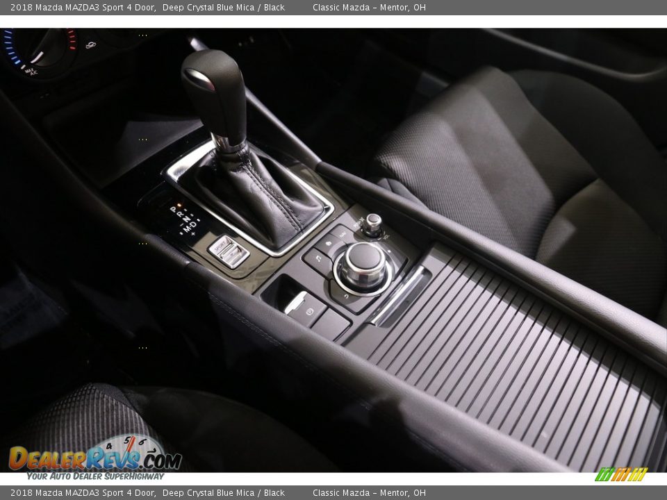 2018 Mazda MAZDA3 Sport 4 Door Deep Crystal Blue Mica / Black Photo #10