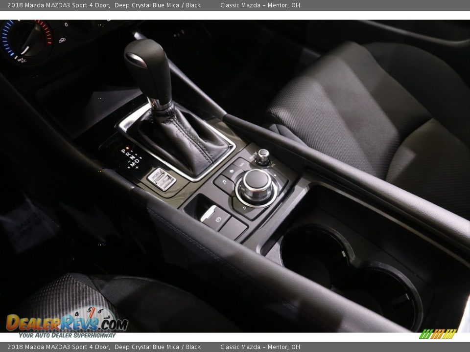 2018 Mazda MAZDA3 Sport 4 Door Deep Crystal Blue Mica / Black Photo #11