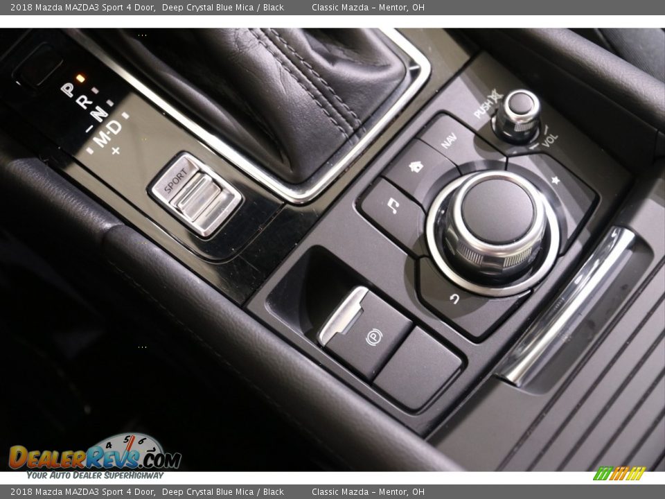 2018 Mazda MAZDA3 Sport 4 Door Deep Crystal Blue Mica / Black Photo #12