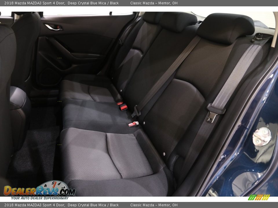 2018 Mazda MAZDA3 Sport 4 Door Deep Crystal Blue Mica / Black Photo #15