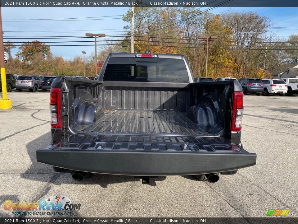 2021 Ram 1500 Big Horn Quad Cab 4x4 Granite Crystal Metallic / Black Photo #11