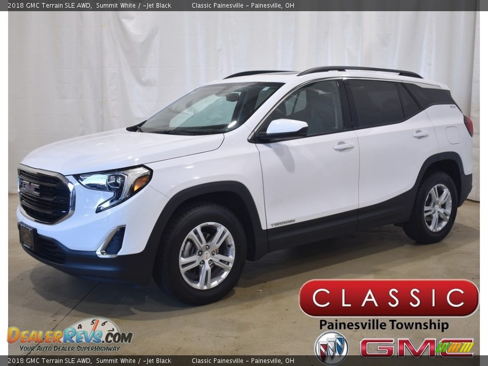 2018 GMC Terrain SLE AWD Summit White / ­Jet Black Photo #1