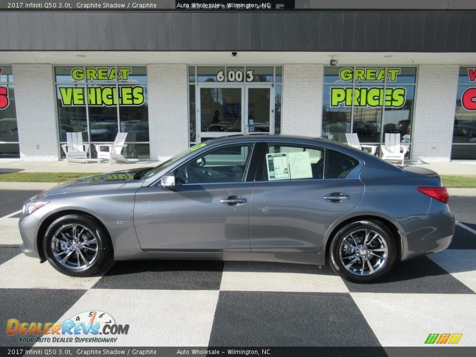 2017 Infiniti Q50 3.0t Graphite Shadow / Graphite Photo #1