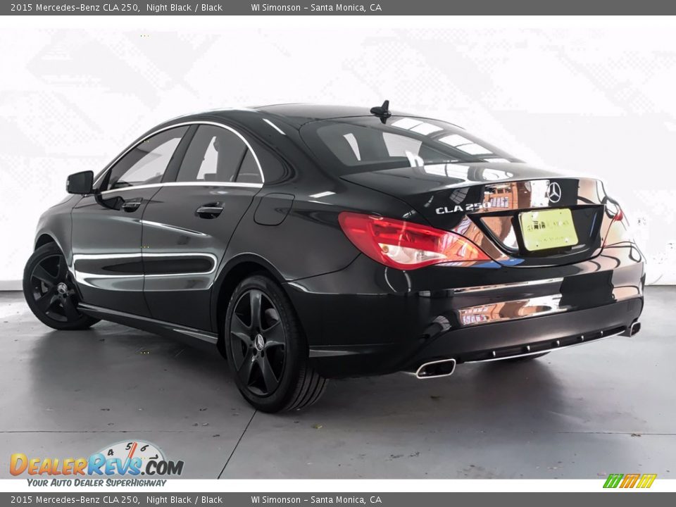 2015 Mercedes-Benz CLA 250 Night Black / Black Photo #10