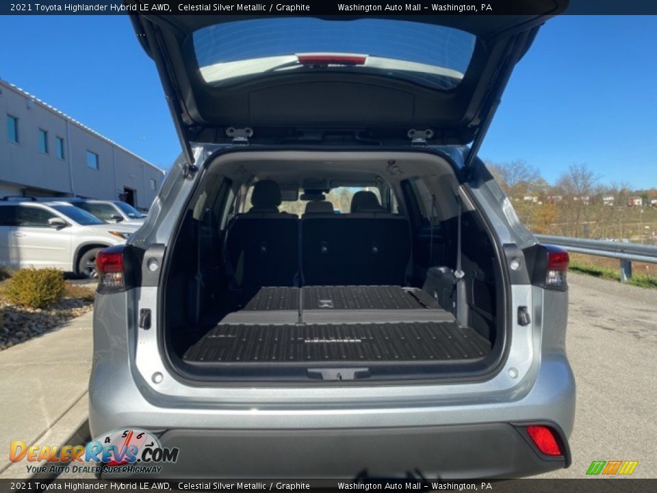 2021 Toyota Highlander Hybrid LE AWD Celestial Silver Metallic / Graphite Photo #27