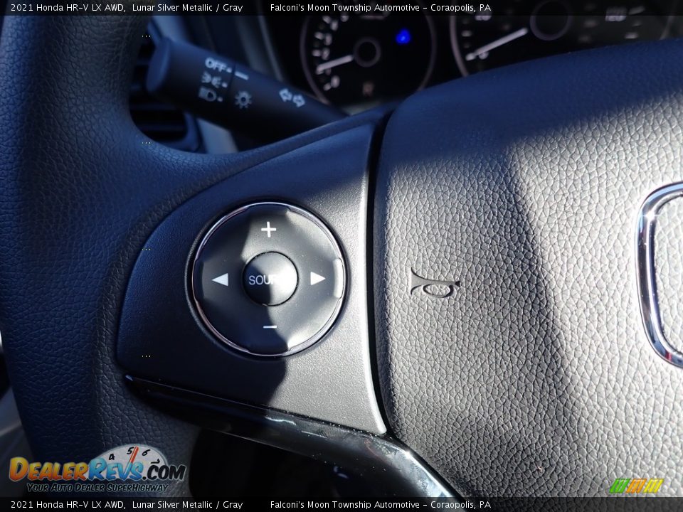 2021 Honda HR-V LX AWD Lunar Silver Metallic / Gray Photo #15