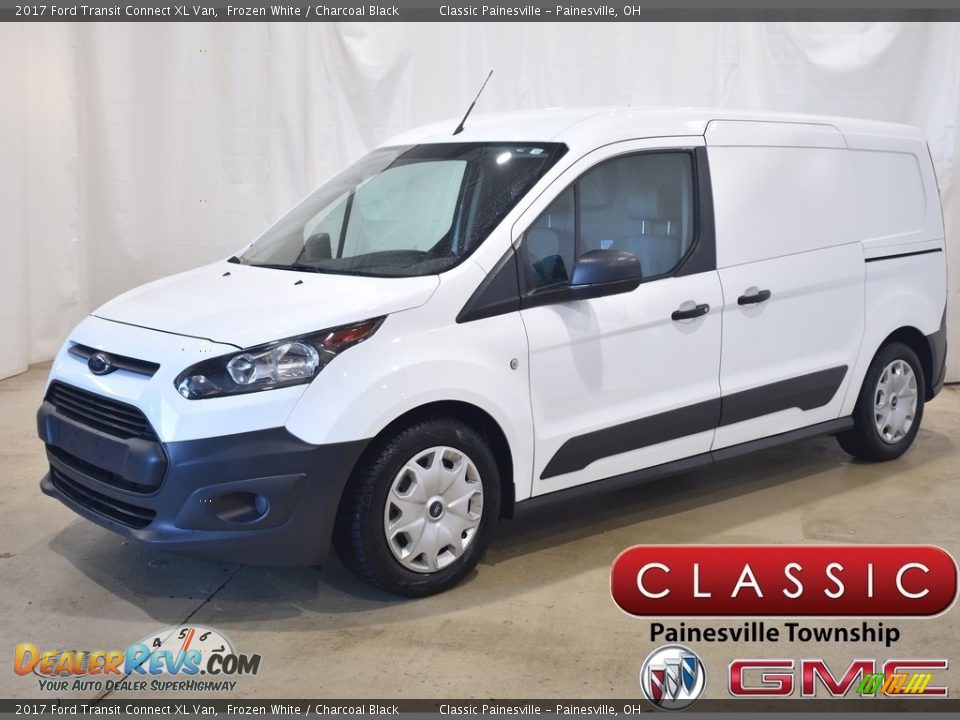 2017 Ford Transit Connect XL Van Frozen White / Charcoal Black Photo #1