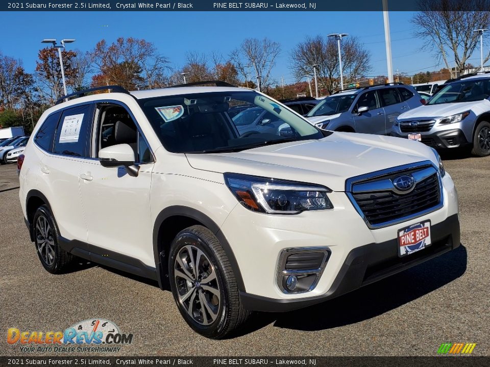 2021 Subaru Forester 2.5i Limited Crystal White Pearl / Black Photo #1