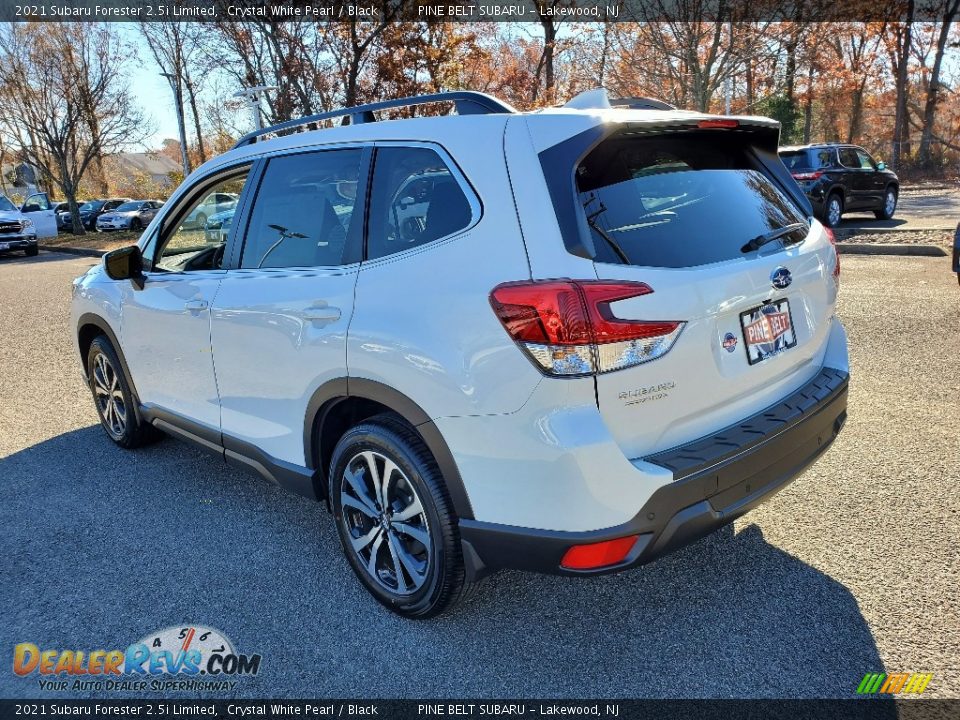 2021 Subaru Forester 2.5i Limited Crystal White Pearl / Black Photo #6