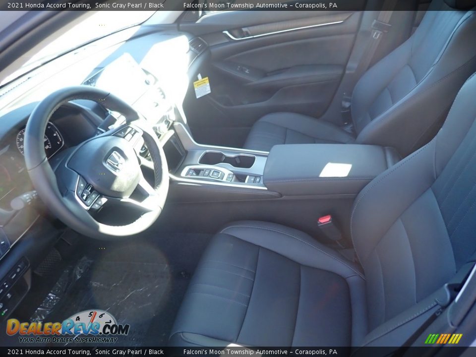 Black Interior - 2021 Honda Accord Touring Photo #8