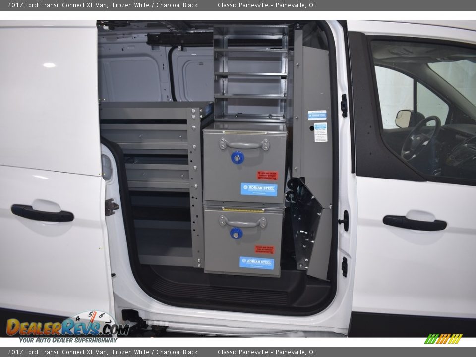 2017 Ford Transit Connect XL Van Frozen White / Charcoal Black Photo #9