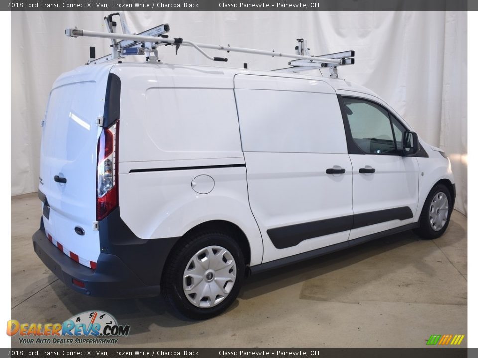 2018 Ford Transit Connect XL Van Frozen White / Charcoal Black Photo #2